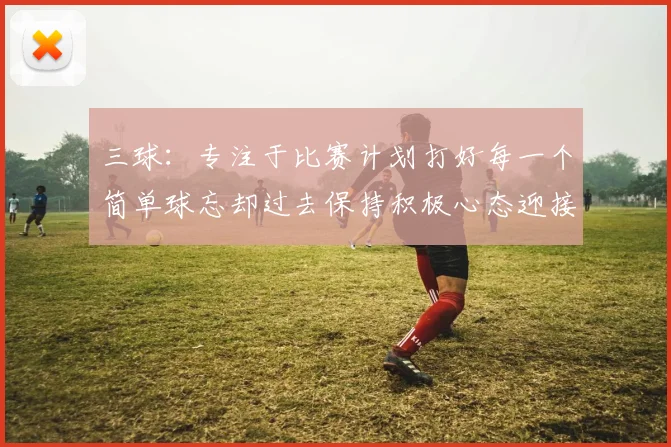 三球:专注于比赛计划打好每一个简单球忘却过去保持积极心态迎接下一回合